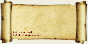 Lana Džaković vizit kartica